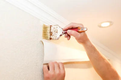 Pose de papier peint à Senez — revêtements muraux et toiles de verre